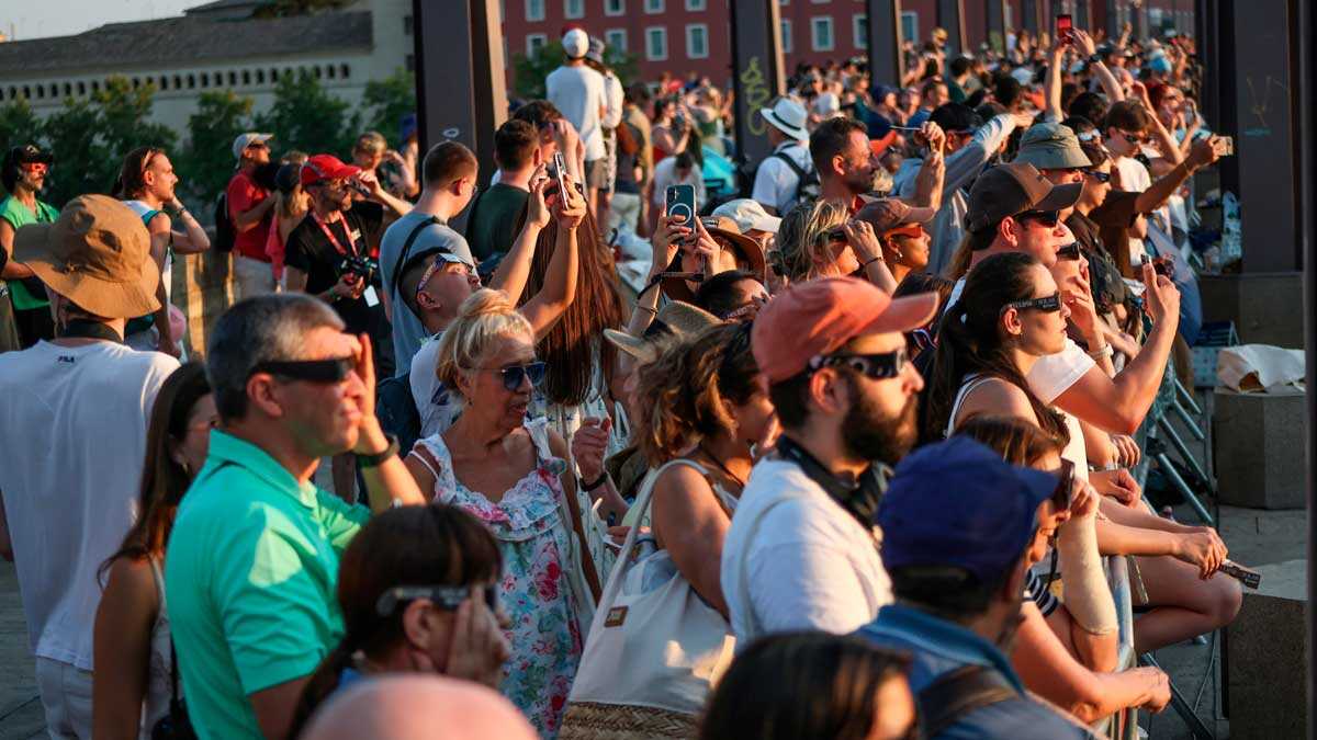 À Saragosse, l’occupation hôtelière a frôlé 70 % en août : 2 % liés à l’éclipse