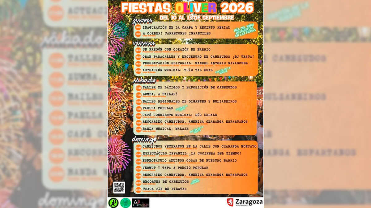 Les fêtes du quartier Oliver reviennent avec défilés, concerts et paella populaire