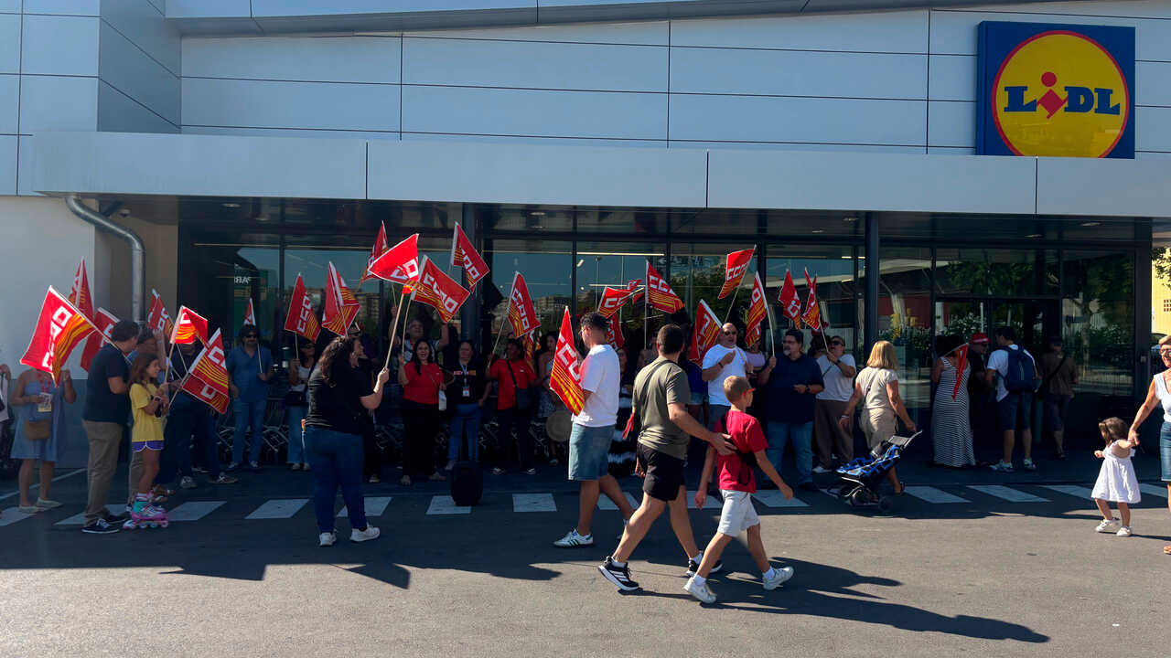 Protestation chez Lidl Zaragoza pour manque d’effectifs et hausse de la charge de travail