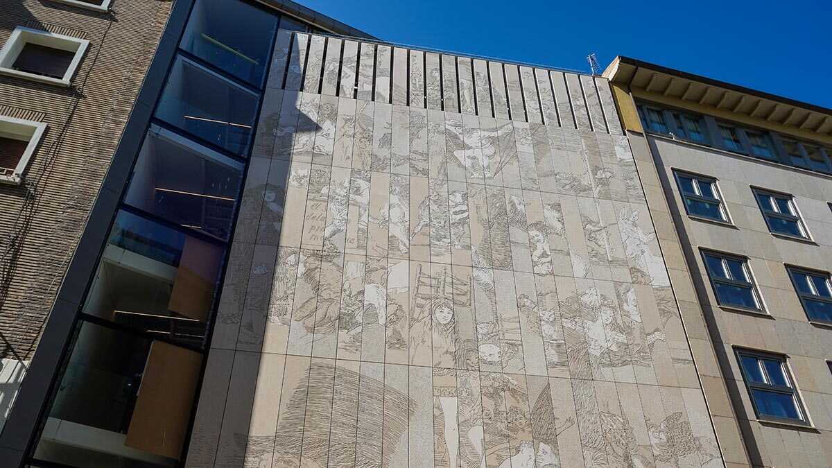 Le musée aux salles immersives et à la grande terrasse, unique au monde, ouvrira dans un mois près de la place du Pilar