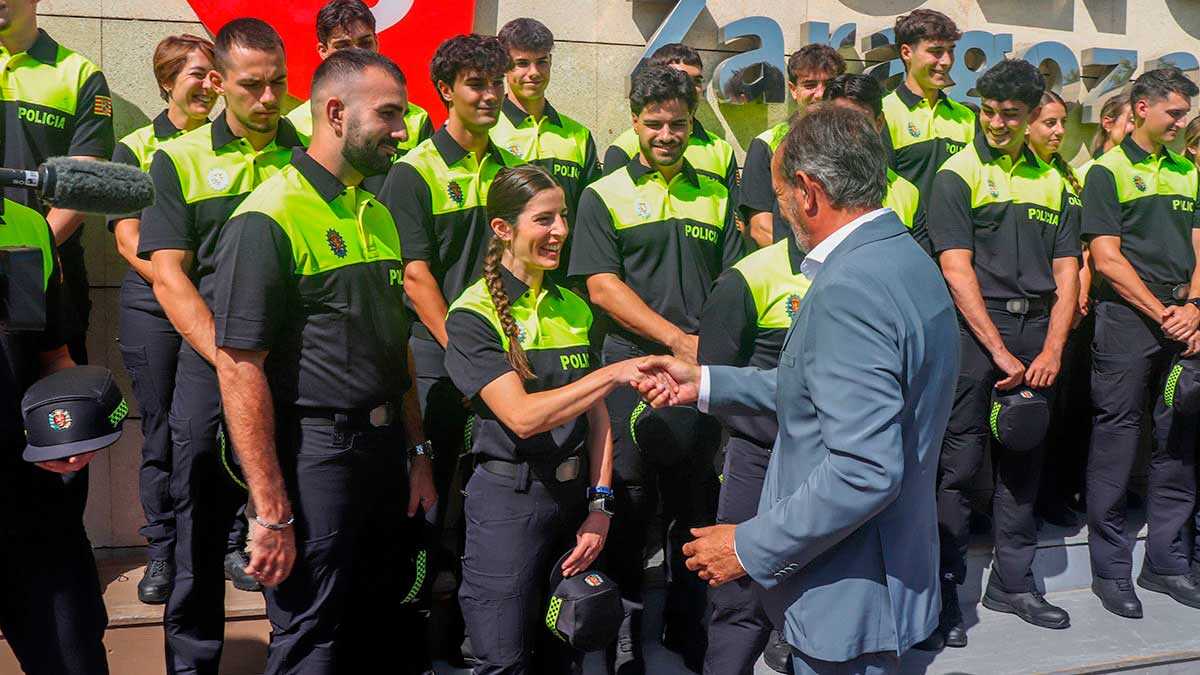 Voici la nouvelle promotion de la police municipale de Saragosse : 47 aspirants et un record de femmes