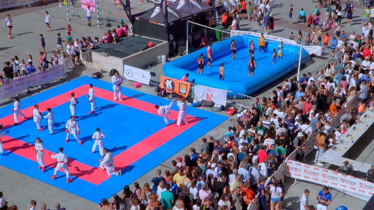 Du tir à l’arc au datchball : les sports à découvrir gratuitement sur la plaza del Pilar ce week-end