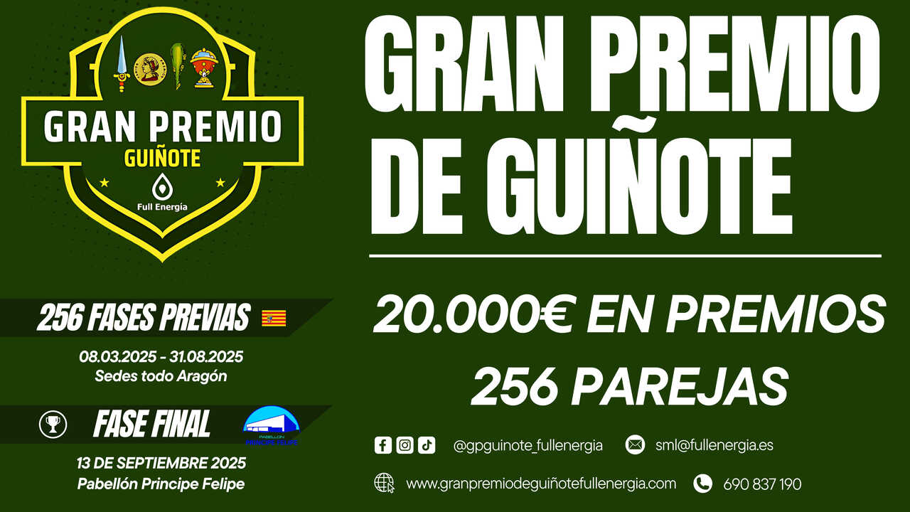 Saragosse se prépare pour la grande fête du guiñote : 544 joueurs et 20 000 euros en jeu