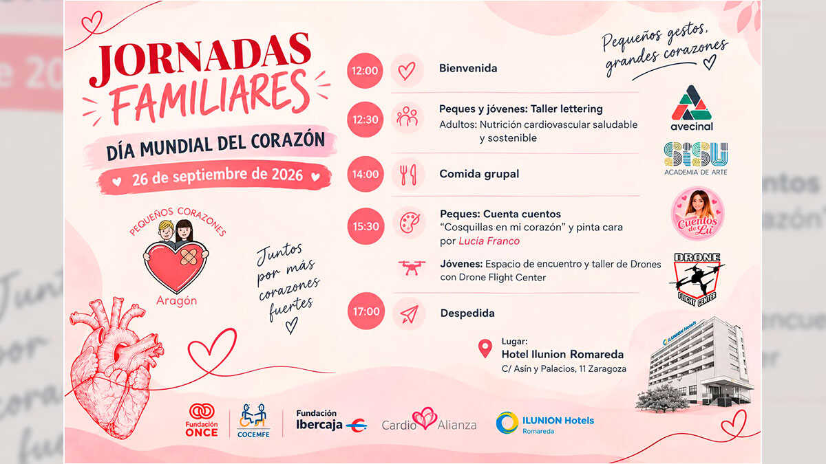 Zaragoza célèbre la Journée mondiale du cœur avec un don de jouets médicaux au Miguel Servet