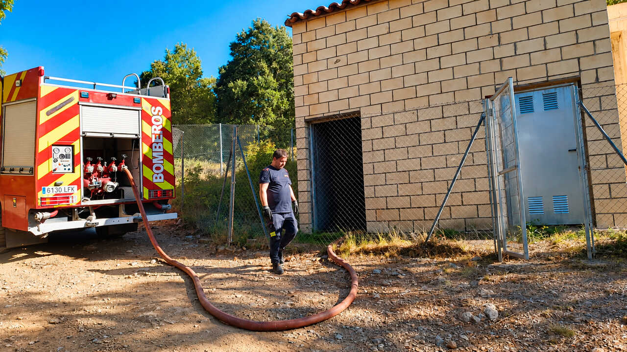 La sécheresse et les incendies font exploser la distribution d’eau à Huesca, à un niveau record