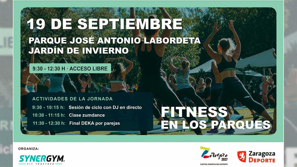 Fitness gratuit à Saragosse : le calendrier complet des activités dans les parcs et les places