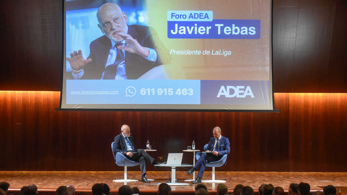 Javier Tebas défend le fair-play financier comme « facteur différenciant » de LaLiga au Forum ADEA