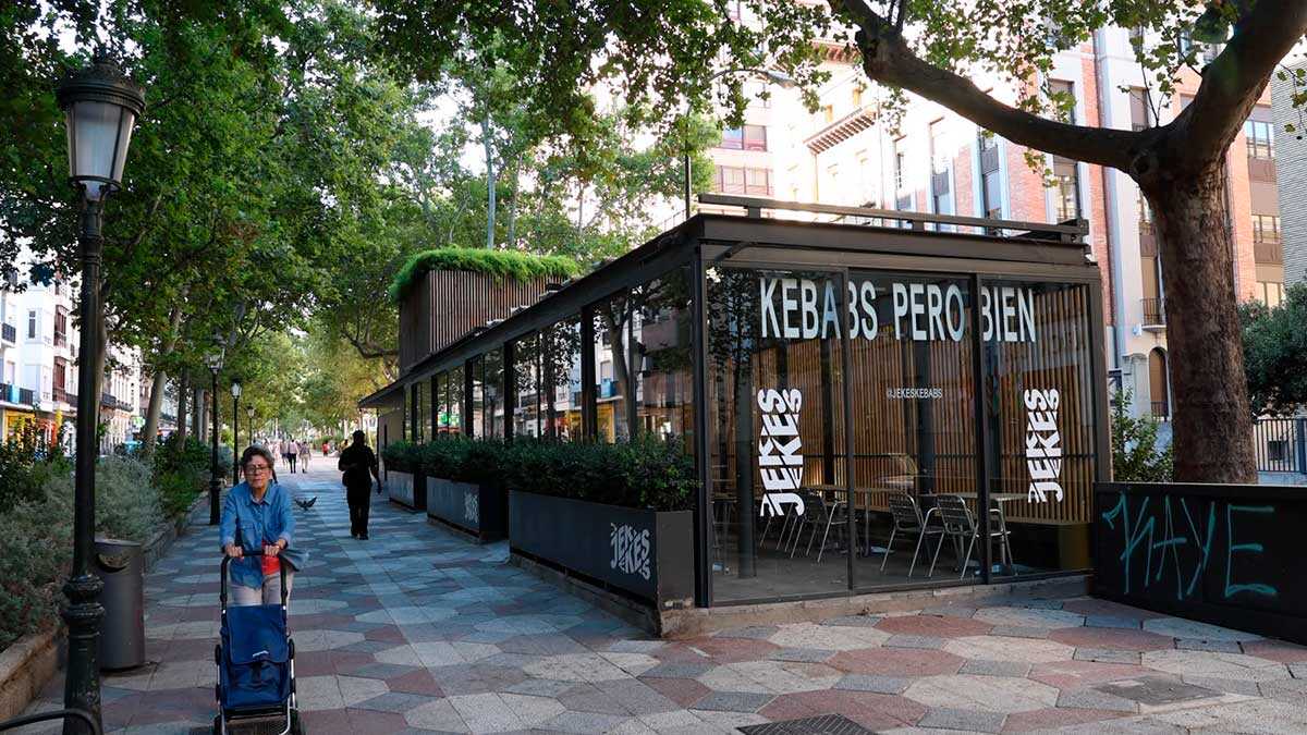 JEKES ferme à Saragosse : le kebab du kiosque de Sagasta baisse le rideau après un an et demi