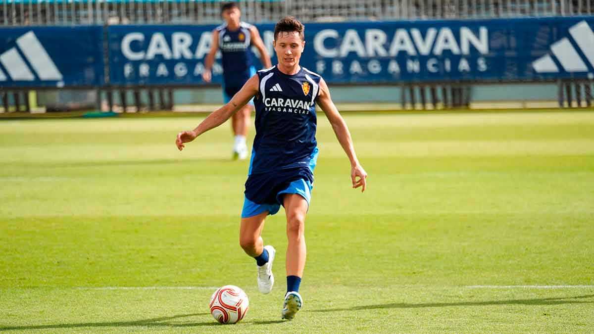 Visite d’Aitkenhead et présence d’Ander durant les 15 premières minutes de l’entraînement du Real Saragosse