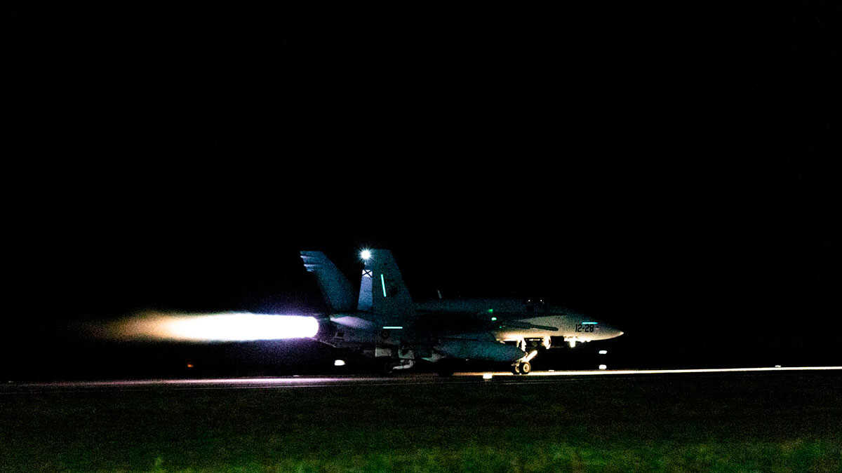 Une nouvelle alerte aux drones mobilise deux chasseurs F-18 espagnols déployés en Roumanie