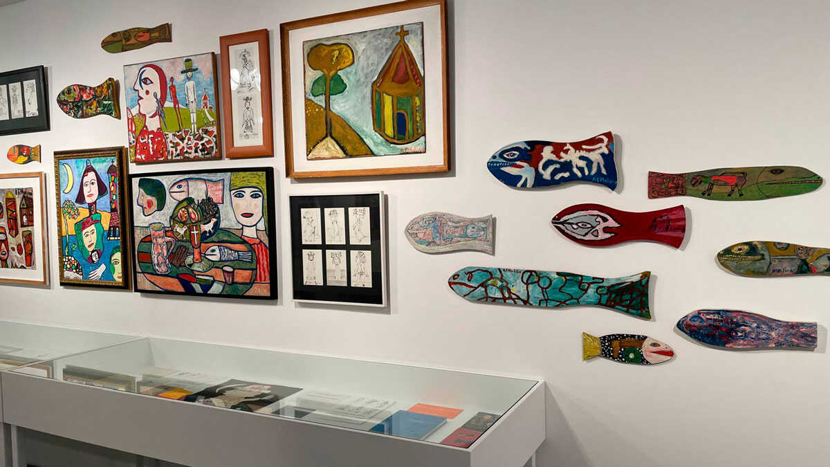 Lettres à Labordeta et peintures d’un créateur infatigable : la créativité d’Antonio Fernández Molina mise en lumière au Pablo Serrano
