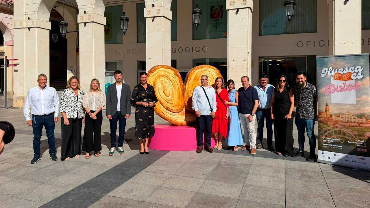 Huesca devient la capitale du sucré : 22 stands et les meilleurs palmiers au beurre