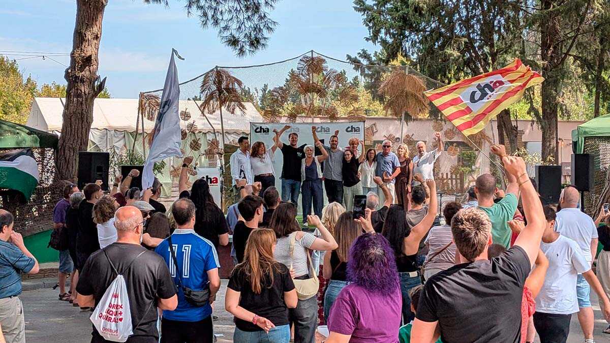 CHA célèbre sa Fête des militants à Saragosse avec les élections de 2027 en ligne de mire