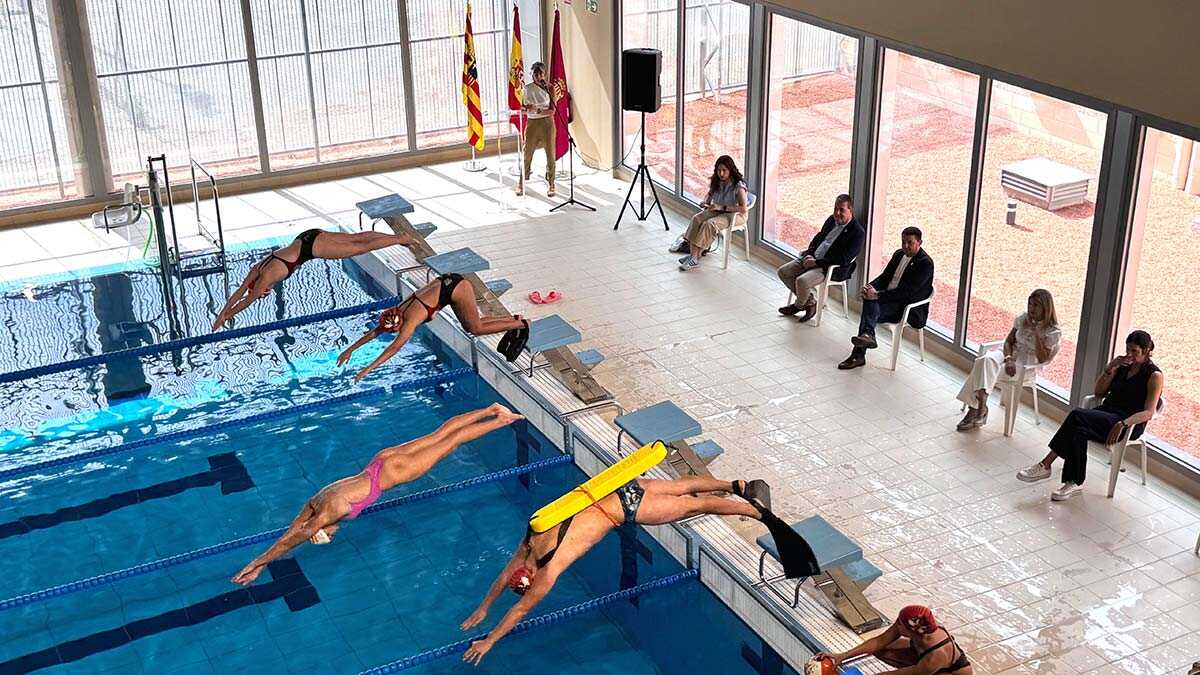 La nouvelle piscine chauffée de 25 mètres d’Alcañiz est en service