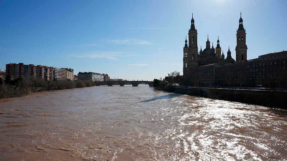 La CHE alerte sur de possibles crues soudaines dans les ravins d’Aragon en raison des pluies de ce mardi