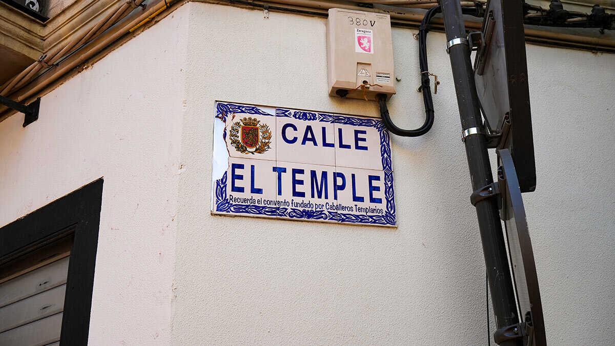 Pourquoi une rue centrale de Saragosse s’appelle Temple : une histoire templière vieille de plus de 800 ans
