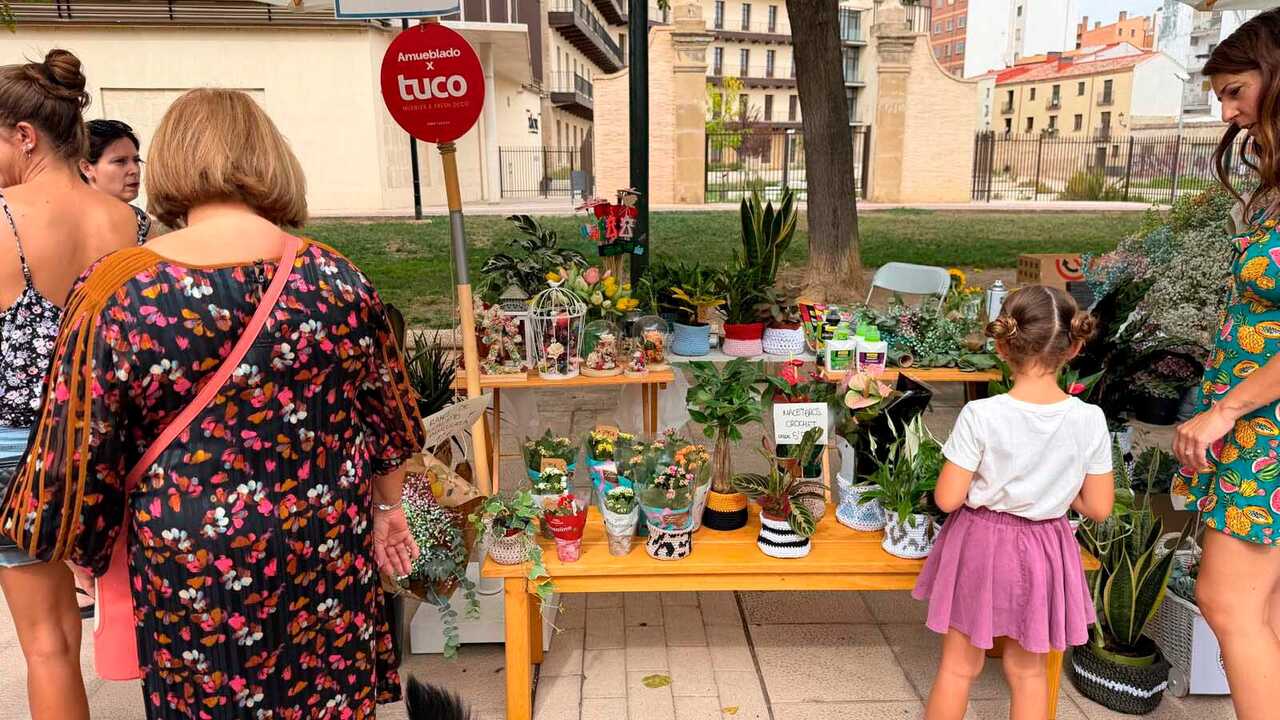 La pluie reporte El Jardín del Gancho : le marché aux fleurs et pour animaux aura lieu le 25 octobre à Zaragoza