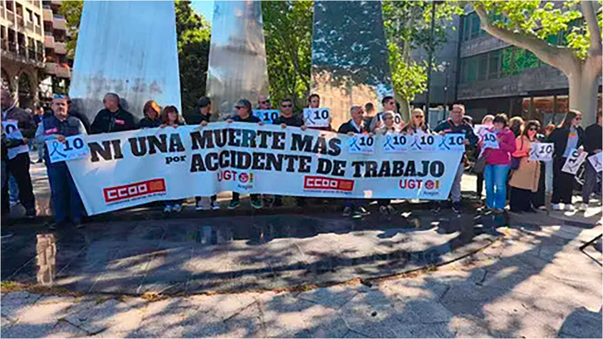 Plus de transports publics et moins de voitures : CCOO Aragón propose des mesures pour réduire les accidents du travail