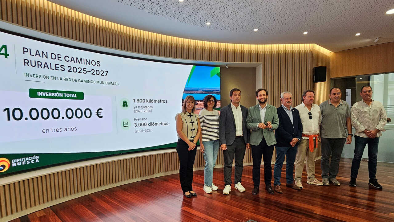 Plus de 4 millions d’euros pour rénover les chemins ruraux dans la province de Huesca