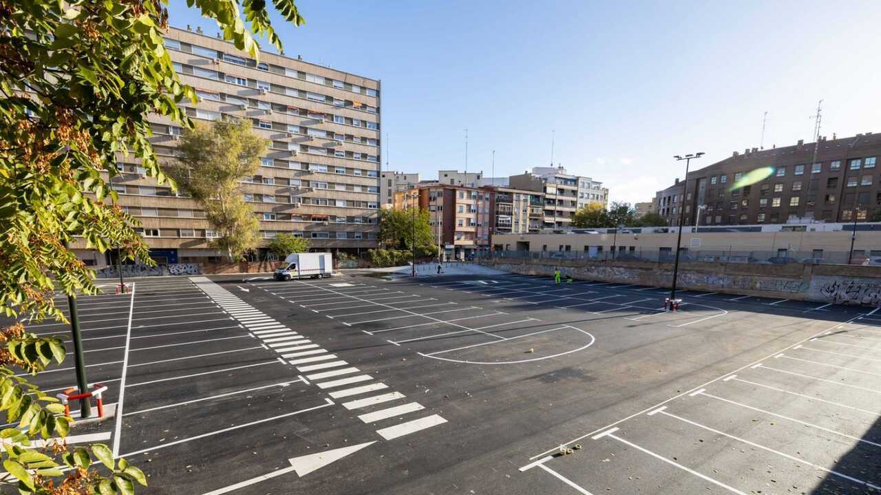 Le quartier Delicias gagne 150 places de stationnement après la rénovation d’un terrain de Parque Roma