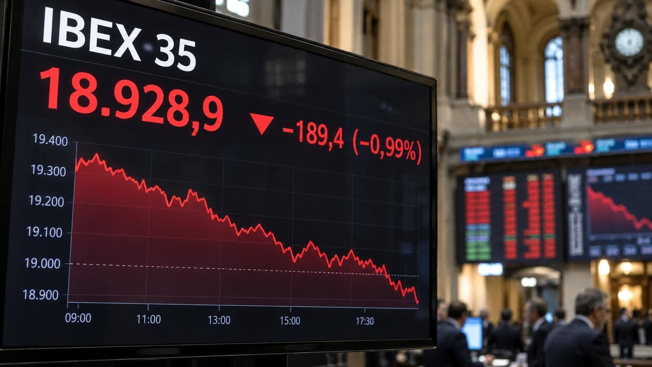 L’IBEX passe sous les 19 000 points pour la première fois depuis juin