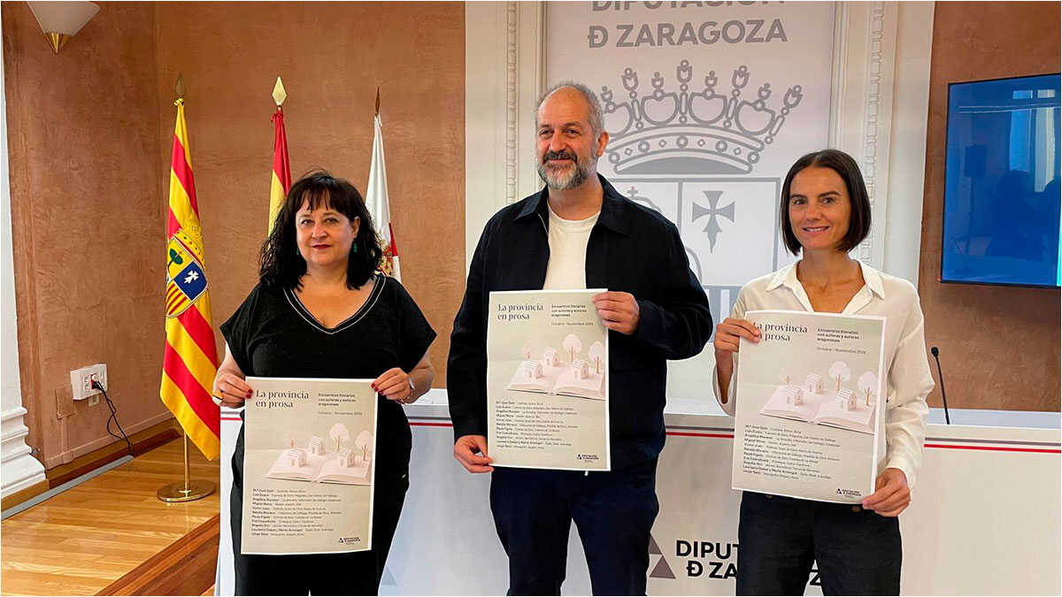 Onze écrivains aragonais parcourront 33 communes avec le cycle « La province en prose » de la DPZ