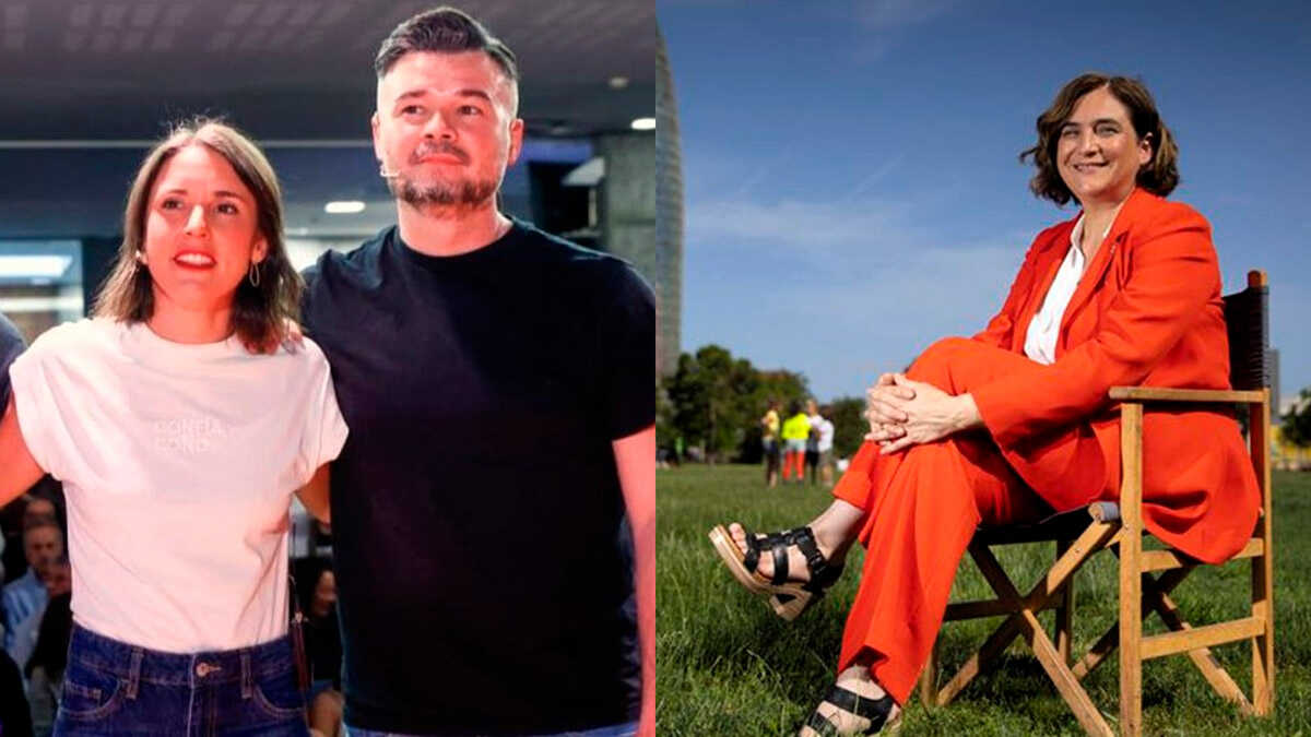 Les mouvements de Rufián et d’Ada Colau tiennent la gauche aragonaise en suspens