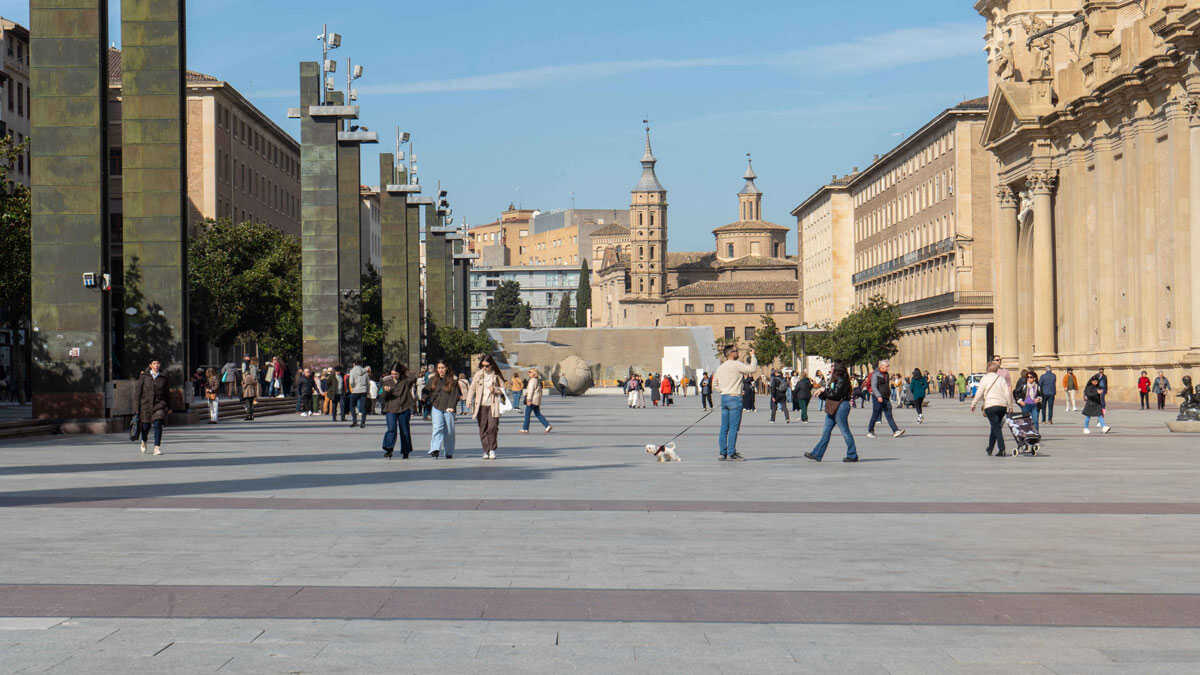 Trois entreprises réaliseront les travaux de la place du Pilar : la fontaine de Goya attend encore des offres