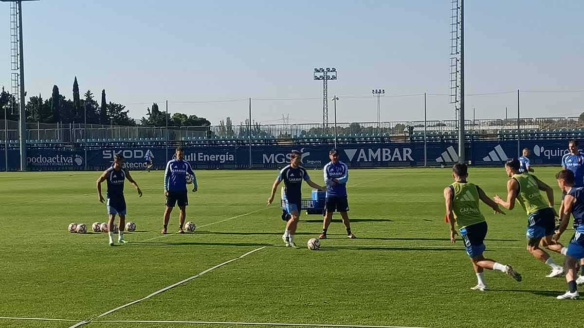 Le Real Zaragoza reprend l’entraînement avec Vadillo comme seul absent