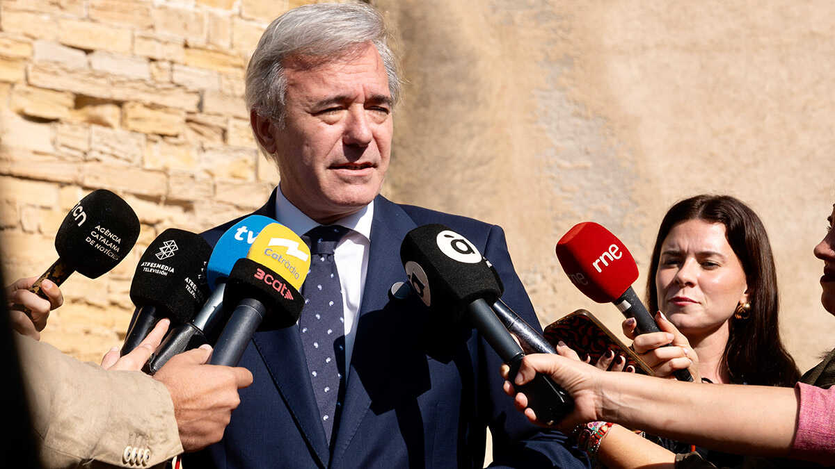 Jorge Azcón : « Sánchez est venu en Aragon pour ne pas parler de l’Aragon, il aurait pu dire la même chose en Galice ou en Andalousie »