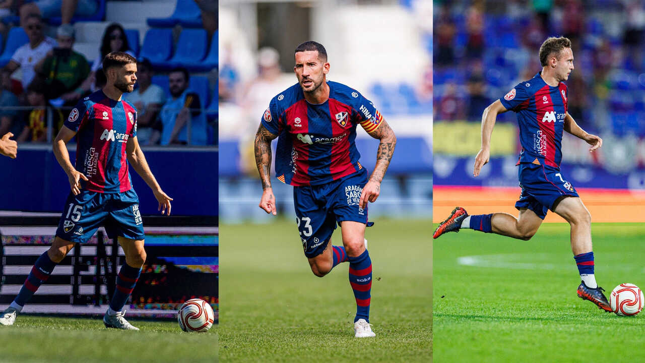 La S.D. Huesca présente son bulletin médical : Óscar Sielva, Guillem Molina et Rafa Tresaco blessés