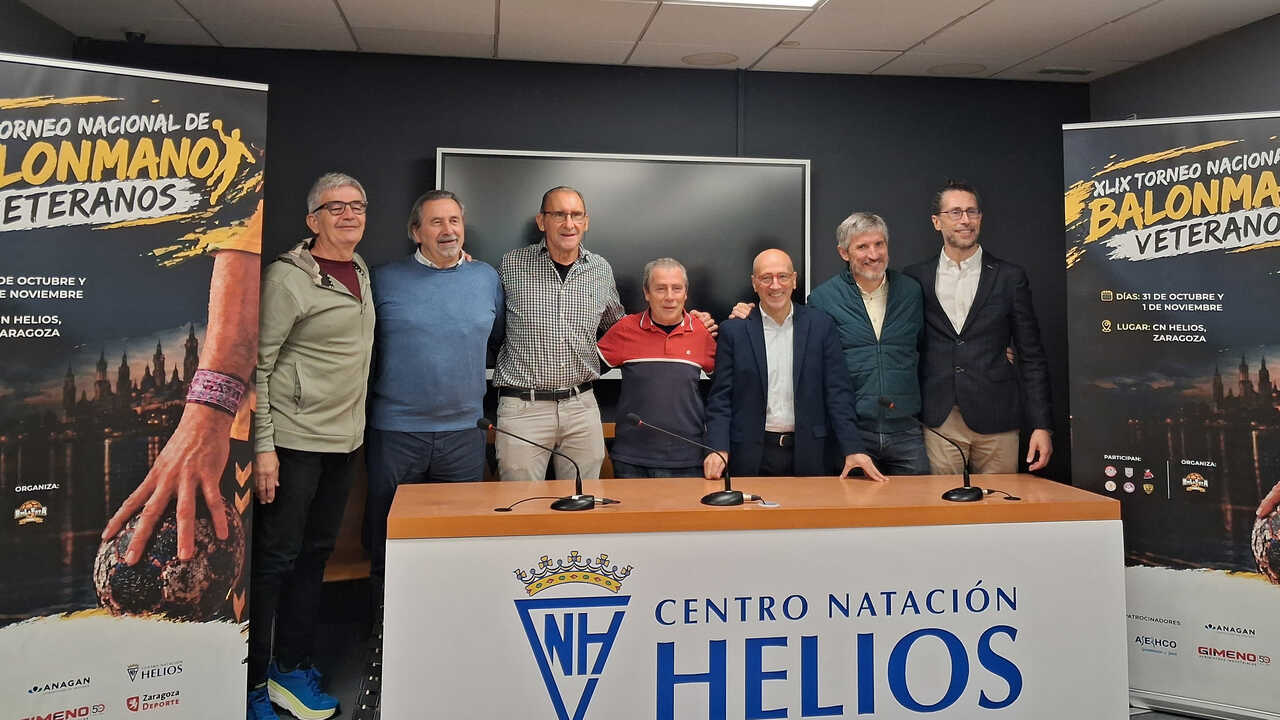 Saragosse accueille les légendes du handball au XLIXe Tournoi des vétérans : « Le CN Helios est l’endroit idéal pour l’organiser »