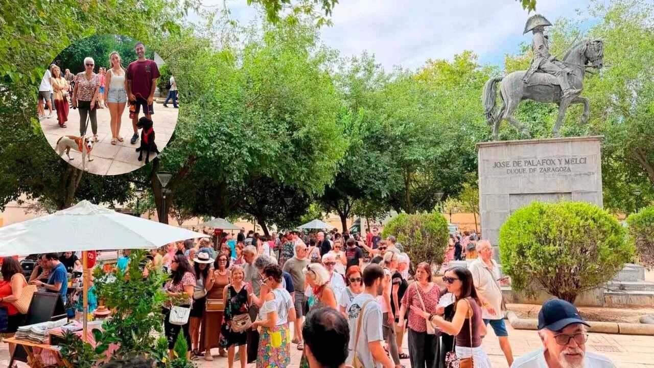 Le marché qui mêle fleurs et animaux revient à Saragosse avec ateliers et démonstrations