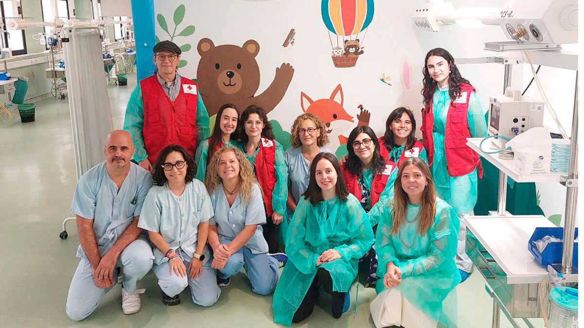La Croix-Rouge et neuf artistes transforment le secteur chirurgical pédiatrique de l’hôpital Clínico de Saragosse