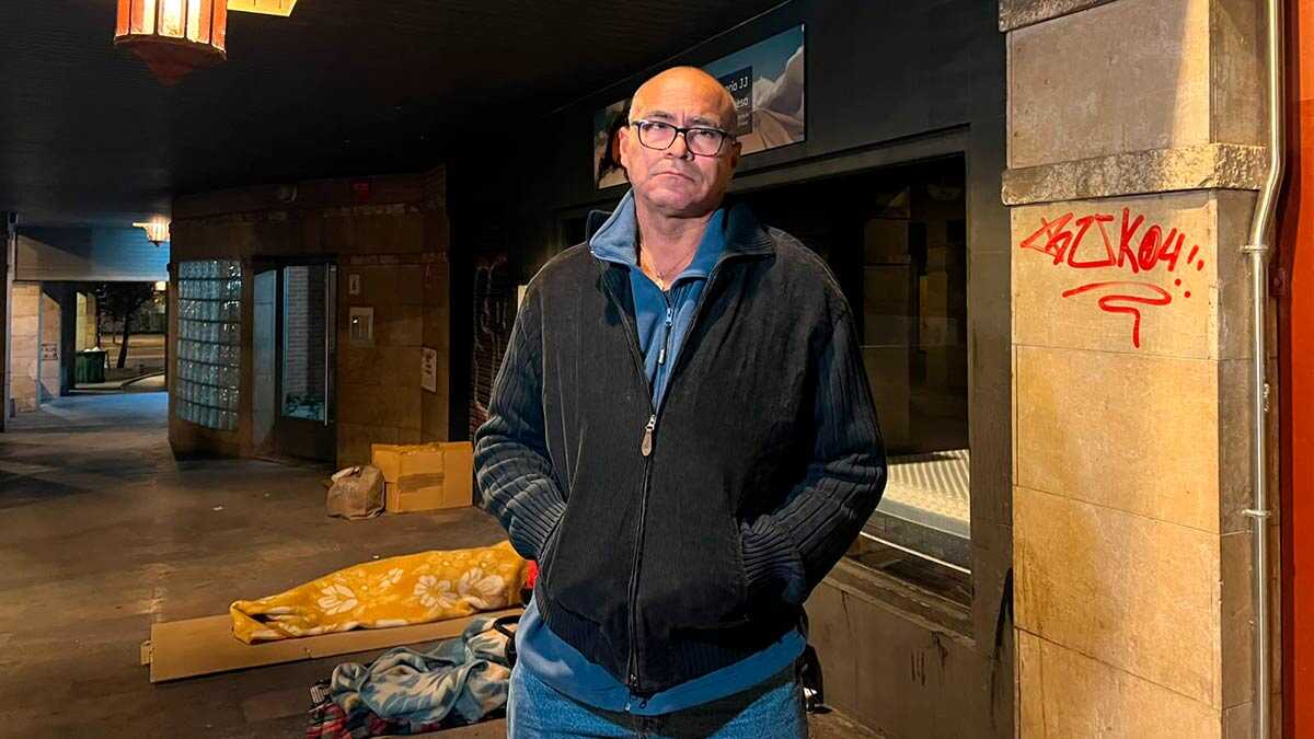 José Luis, sans domicile à 59 ans à Saragosse : « Je ne veux pas vivre d’une allocation ni d’une aide sociale »