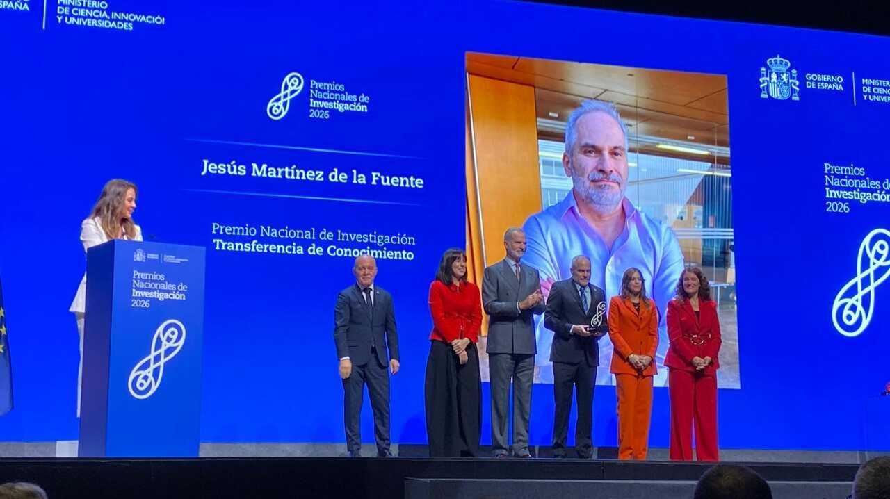 Le chercheur de l’INMA Jesús Martínez de la Fuente reçoit le Prix national Juan de la Cierva