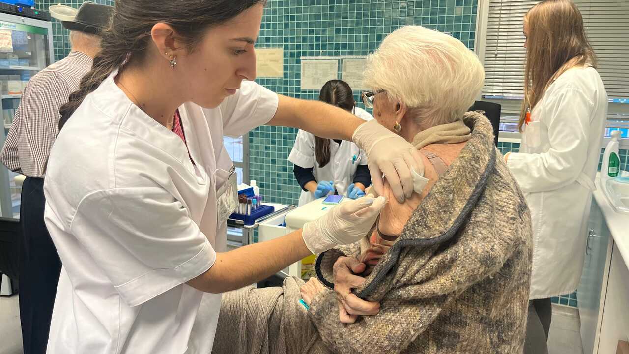 La moitié des plus de 80 ans déjà vaccinée contre la grippe en Aragon