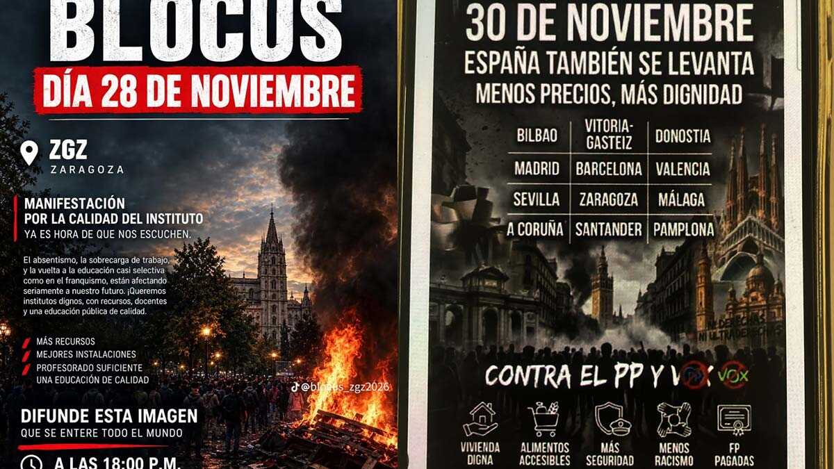 Chueca alerte sur de possibles troubles liés à Blocus à Saragosse : « La peur grandit dans les rues »