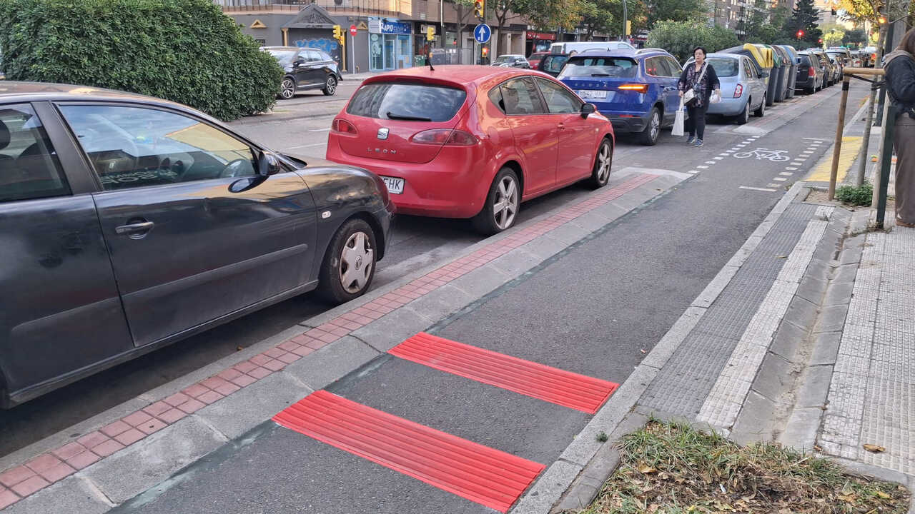 Nouveauté cycliste à Saragosse : comment fonctionne le nouveau ralentisseur réservé aux vélos et aux EDPM